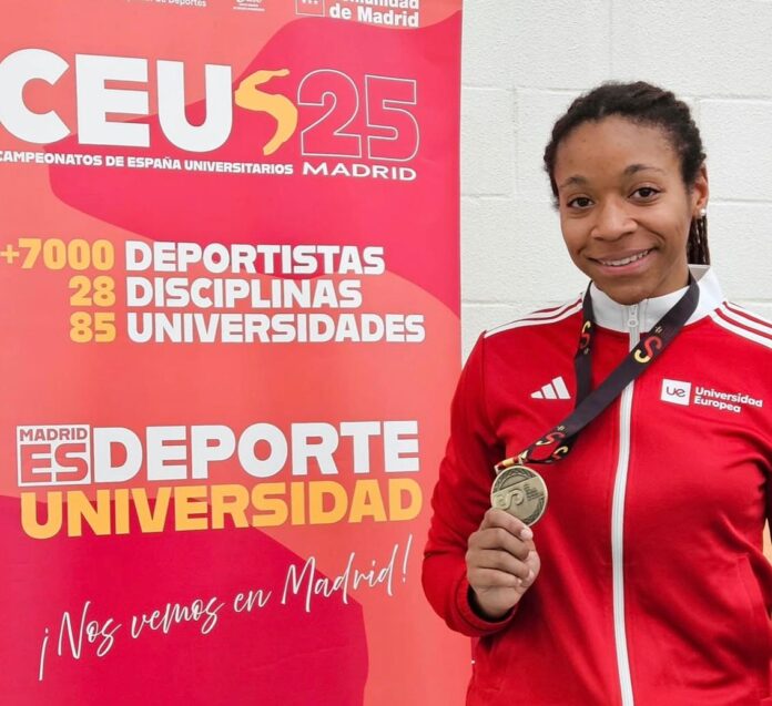 Isabel Nieto en el Campeonato Universitario
