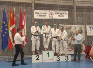 Martín Riesgo en el podio