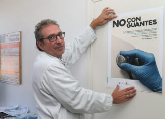 El doctor de Medicina Preventina y responsable de Higiene de manos en el Complejo Asistencial Universitario de Palencia , el dr. Julio García Crespo