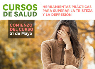 cartel curso: herramientas practicas para superar la tristeza y depresión