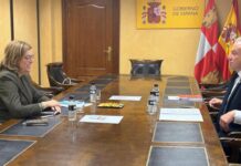 La Diputación exige al Gobierno desbloquear los fondos municipales y denuncia el abandono de infraestructuras clave en Palencia Reunión de Ángeles Armisén con el delegado del Gobierno en Castilla y León, Nicanor Sen