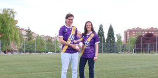Elena González y Yurema Casado, Palencia Fútbol Femenino. Fotografía: Rubén Díaz (@fotografiardiaz)