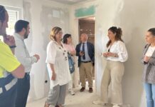 "La presidenta de la Diputación visita Cascón de la Nava para valorar las inversiones provinciales"