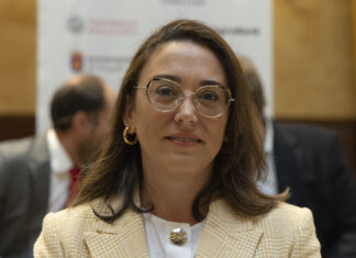 La consejera de Agricultura Ganadería y Desarrollo Rural, María González Corral, participa en un foro sobre política arancelaria en Salamanca