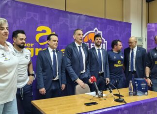 Luis Guil en rueda de prensa post partido ante Obradoiro