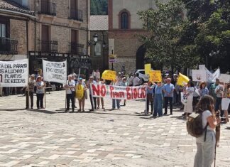 Manifestación en Saldaña contra las plantas de biogás