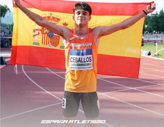 aarón ceballos atletismo nacional con el Trofeo Feria Chica 2025