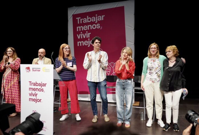 La ministra de Trabajo participa en un acto de Sumar por la reducción de la jornada laboral
