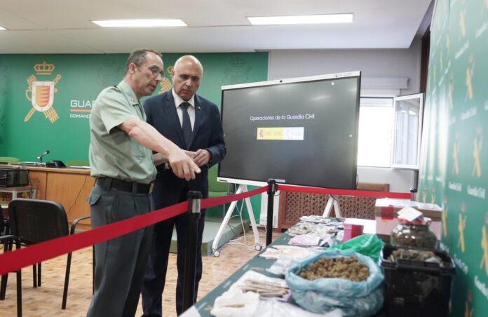 La Guardia Civil presenta dos operaciones relacionadas con ciberdelincuencia y droga