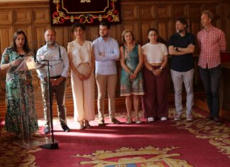 El equipo de gobierno del PSOE en el Ayuntamiento de Palencia hace balance de legislatura