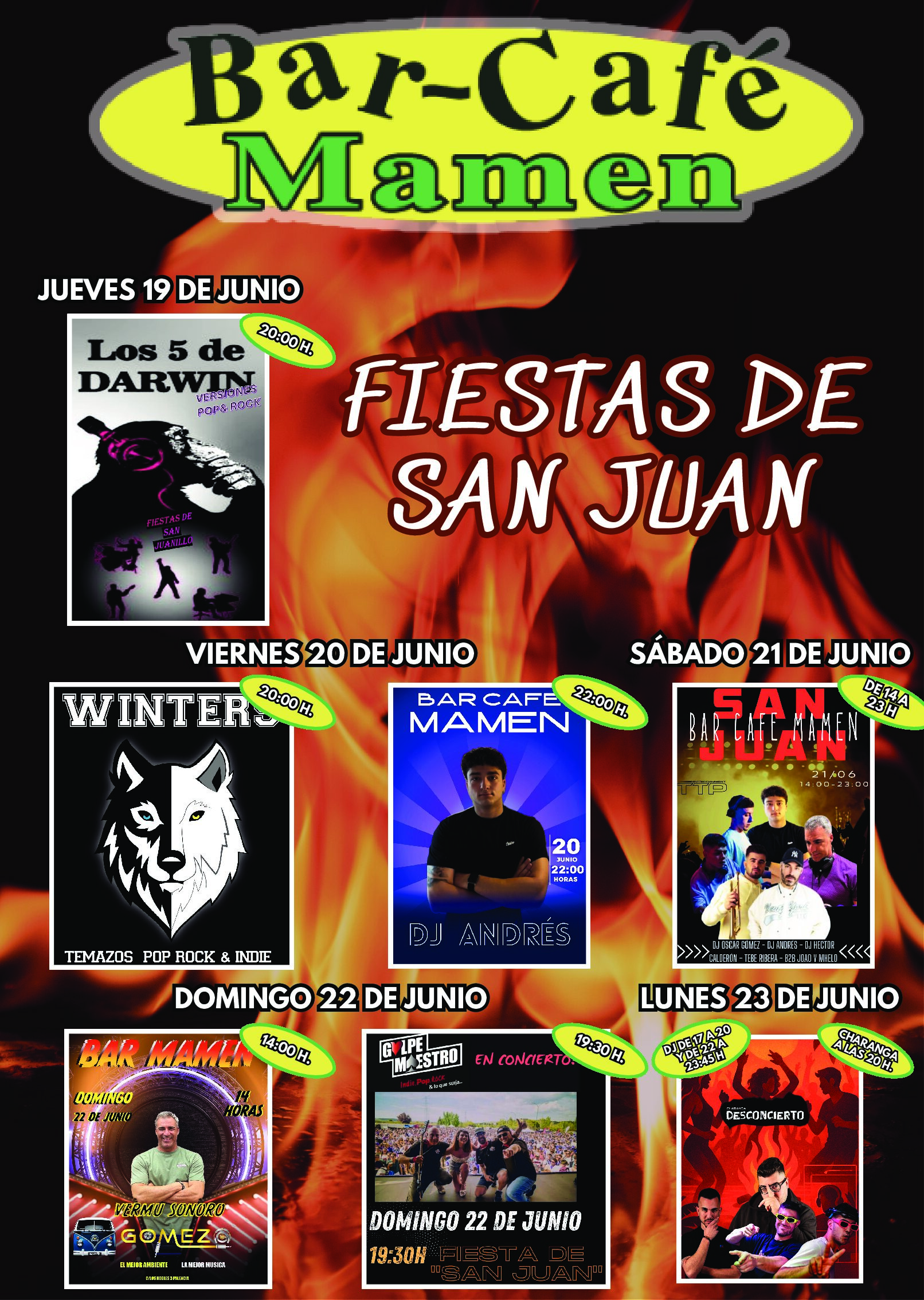 Bar Mamen San Juan conciertos