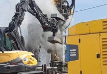 (Video) Aprovechan el fin de semana sin trenes a Cantabria para ‘darle caña’ al Salto de Carnero de Palencia