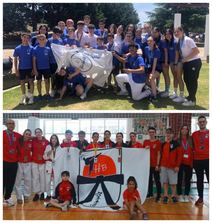 Club Fujisan Karate (arriba) y Club Héctor Bartolomé (abajo)