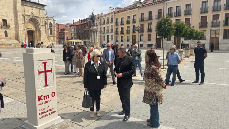 Kil&oacute;metro Cero del Camino Lebaniego Castellano