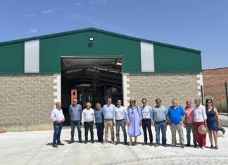 La presidenta de la Diputación visita Santervás de la Vega