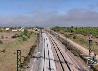 La duplicación de la LAV Palencia-León ya tiene montado un tercio de las vías