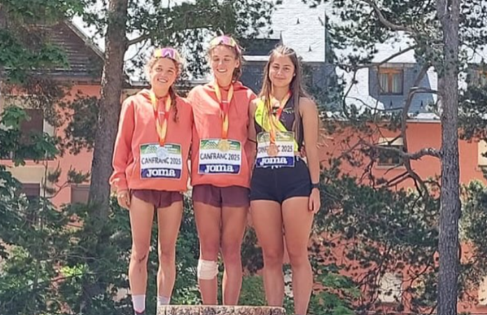 Silvia García en el Campeonato de España de Subida Vertical
