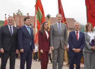 Visita de los Reyes a Brañosera. Fotografía: Layra Teixeira