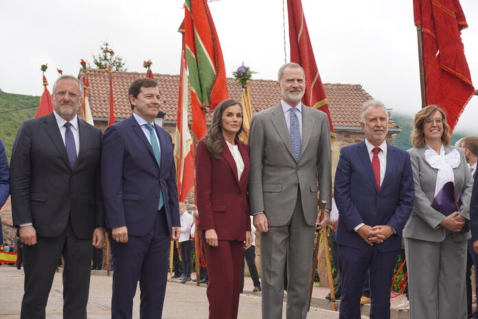 Visita de los Reyes a Brañosera. Fotografía: Layra Teixeira