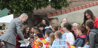 Visita de SS. MM. los Reyes a Brañosera. Fotografía: Brágimo (ICAL)