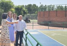 Magaz pone a punto su zona deportiva con la colaboración de la Diputación