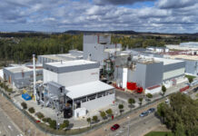 Vista aérea de la fábrica de Prosol en Venta de Baños (Palencia). ICAL