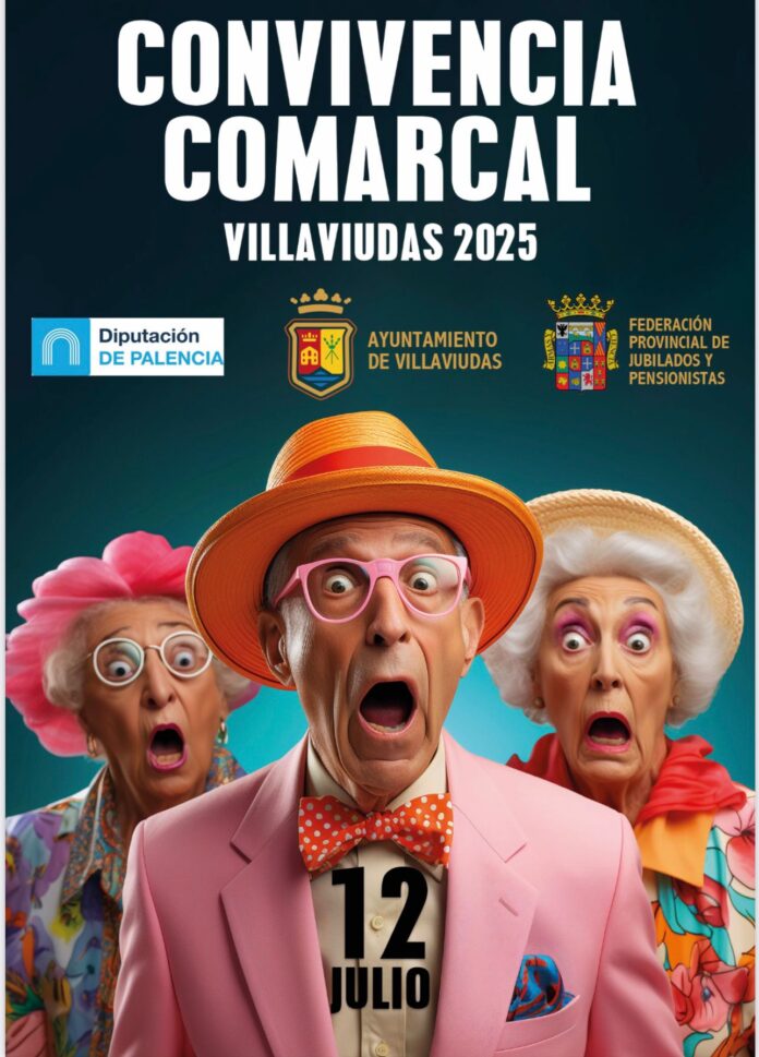 Convivencia Comarcal en Villaviudas. Cartel