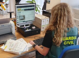 Desmantelada en Palencia una red criminal. Imagen: Guardia Civil