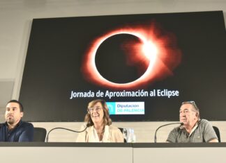 Diputación de Palencia informando del Eclipse 2026 en el Centro Cultural Provincial