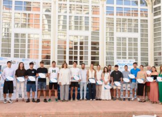 Fotos entrega becas a deportistas. Diputación de Palencia