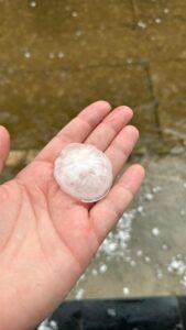 Granizada en Osorno, viernes 4 de julio