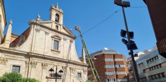 Iglesia de La Compañía esta mañana de martes