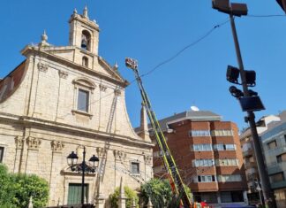 Iglesia de La Compañía esta mañana de martes