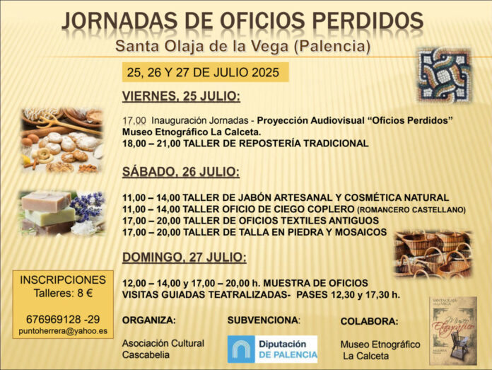 Jornadas de oficios perdidos _ Jornadas-de-oficios-perdidos en Santa Olaja de la Vega