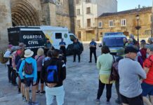 La Asociación Palentina del Camino Olvidado celebró el día de Santiago con una marcha jacobea Marcha Jacobea en Aguilar de Campoo