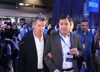 Juan Lázaro - Segunda jornada del 21 Congreso Nacional del PP, que se celebra bajo el lema 'Toma partido por España', con el debate de las ponencias política y de estatutos, los informes de los grupos parlamentarios y la presentación de la candidatura a la reelección de Alberto Núñez Feijóo.