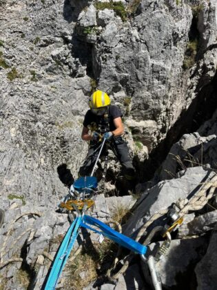 Rescate de perro en el Espig&uuml;ete
