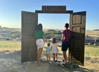 Astudillo enmarca su paisaje con una ventana en el mirador de las yeseras