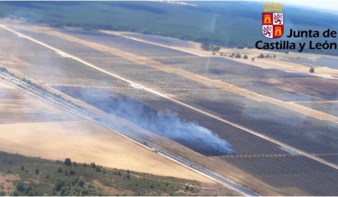 incendio planta solar