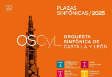 Cartel de conciertos de Plazas Sinfónicas en CyL
