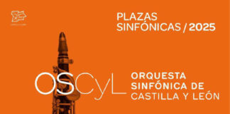 Cartel de conciertos de Plazas Sinfónicas en CyL
