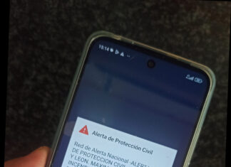 (Ampliación) Una alerta a móviles advierte del riesgo de incendio y pide abandonar las actividades recreativas en el entorno de Picos de Europa