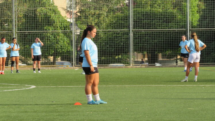 El Palencia F&uacute;tbol Femenino en su primer entrenamiento de pretemporada 2025-26. Fotograf&iacute;a: Palencia en la Red