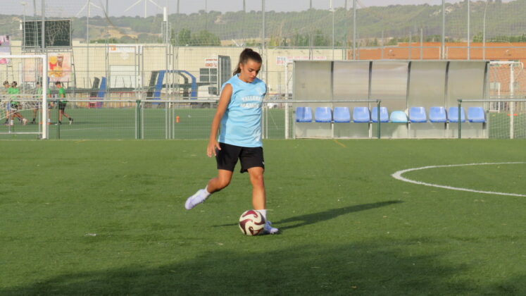 El Palencia F&uacute;tbol Femenino en su primer entrenamiento de pretemporada 2025-26. Fotograf&iacute;a: Palencia en la Red