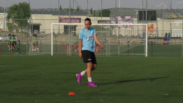 El Palencia F&uacute;tbol Femenino en su primer entrenamiento de pretemporada 2025-26. Fotograf&iacute;a: Palencia en la Red