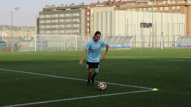 El Palencia F&uacute;tbol Femenino en su primer entrenamiento de pretemporada 2025-26. Fotograf&iacute;a: Palencia en la Red