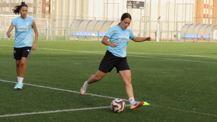 El Palencia F&uacute;tbol Femenino en su primer entrenamiento de pretemporada 2025-26. Fotograf&iacute;a: Palencia en la Red