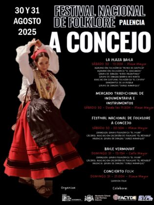 Festival Nacional e Internacional de Folklore A Concejo. Ayuntamiento de Palencia