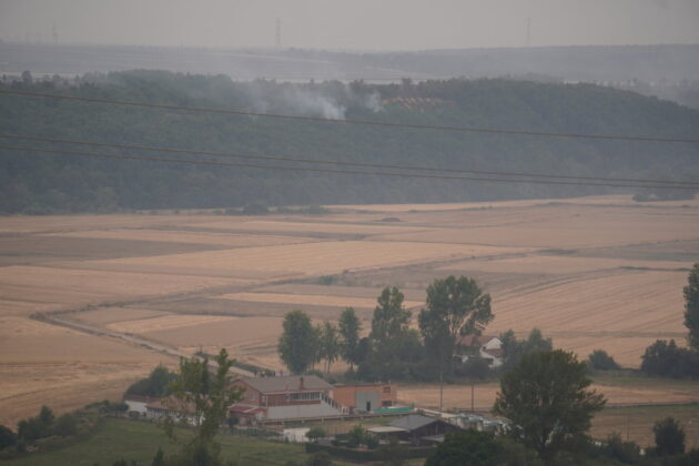 Incendio en Villalba de Guardo