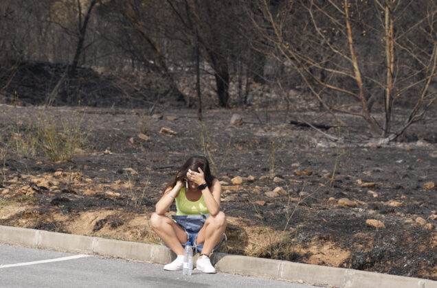 Incendio en Las M&eacute;dulas (Le&oacute;n). Fotograf&iacute;a: C&eacute;sar Hornija (ICAL)